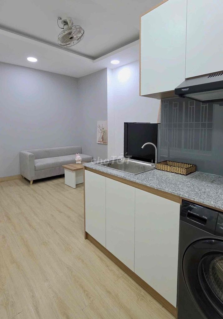 🔥1Ph Ngủ Full NT - Tách Bếp Ban Công - Máy Giặt Riêng