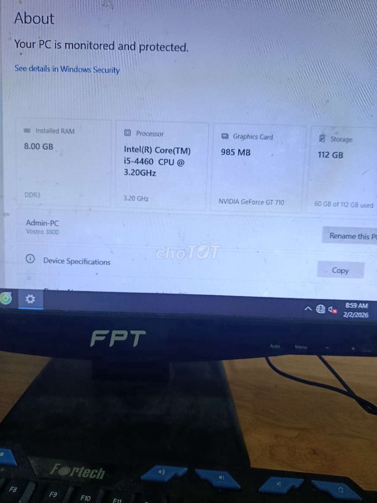 Dell Vostro coer i5 4660 . ddr4 8gb ssd120gb. Mua bán Máy tính để bàn tại Huyện Gia Lâm Hà Nội được đăng bởi Long Nguyễn hình 1