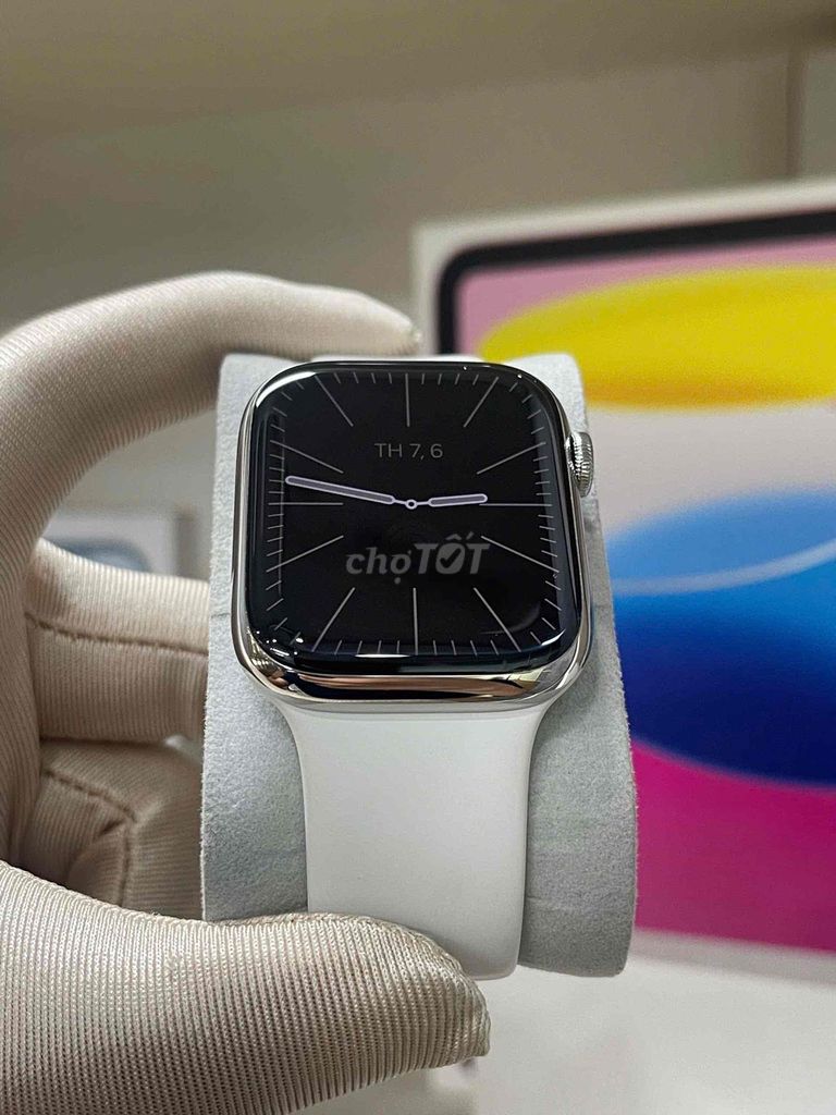 Apple Watch Series 8 GPS 45mm Bạc Đã sử dụng. Mua bán Thiết bị đeo thông minh tại Quận Nam Từ Liêm Hà Nội được đăng bởi Hoàng Anh Dũng hình 1