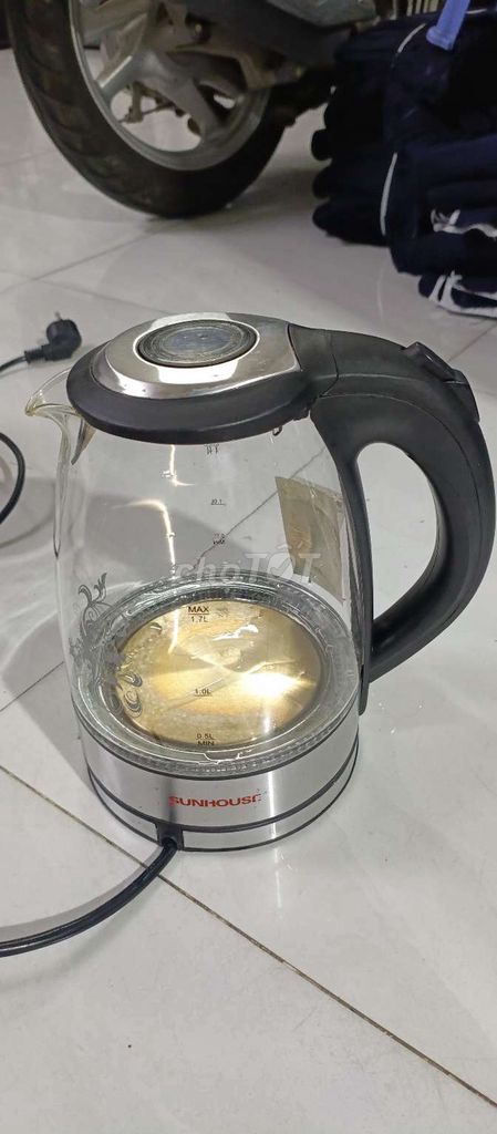 Ấm siêu tốc Sunhouse Thủy tinh 1.8L Trong suốt. Mua bán Bếp, lò, đồ điện nhà bếp tại Quận 12 Tp Hồ Chí Minh được đăng bởi Phạm Văn Luyện hình 1