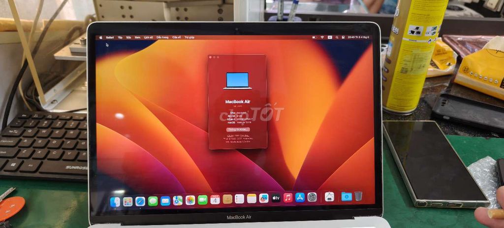 Apple MacBook Air M1 8GB/256GB. Mua bán Laptop tại Huyện Gia Lâm Hà Nội được đăng bởi huy hình 1