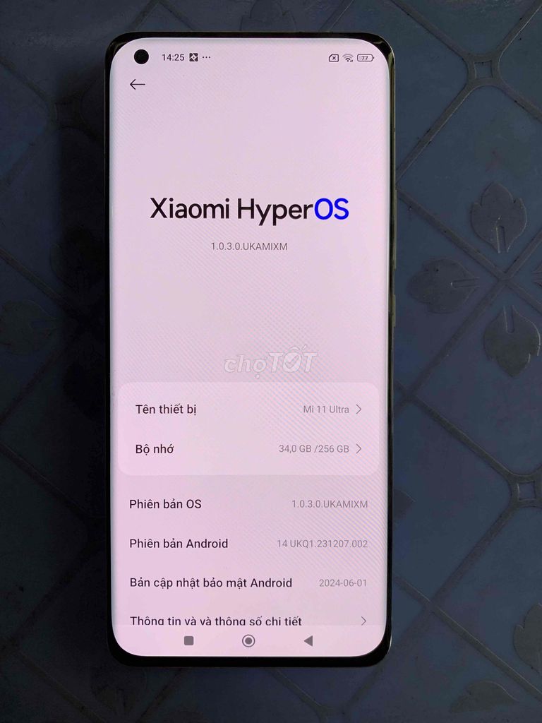 Xiaomi 11 Ultra 256GB Trắng Like New. Mua bán Điện thoại tại Quận Bình Tân Tp Hồ Chí Minh được đăng bởi lê quốc chương hình 1