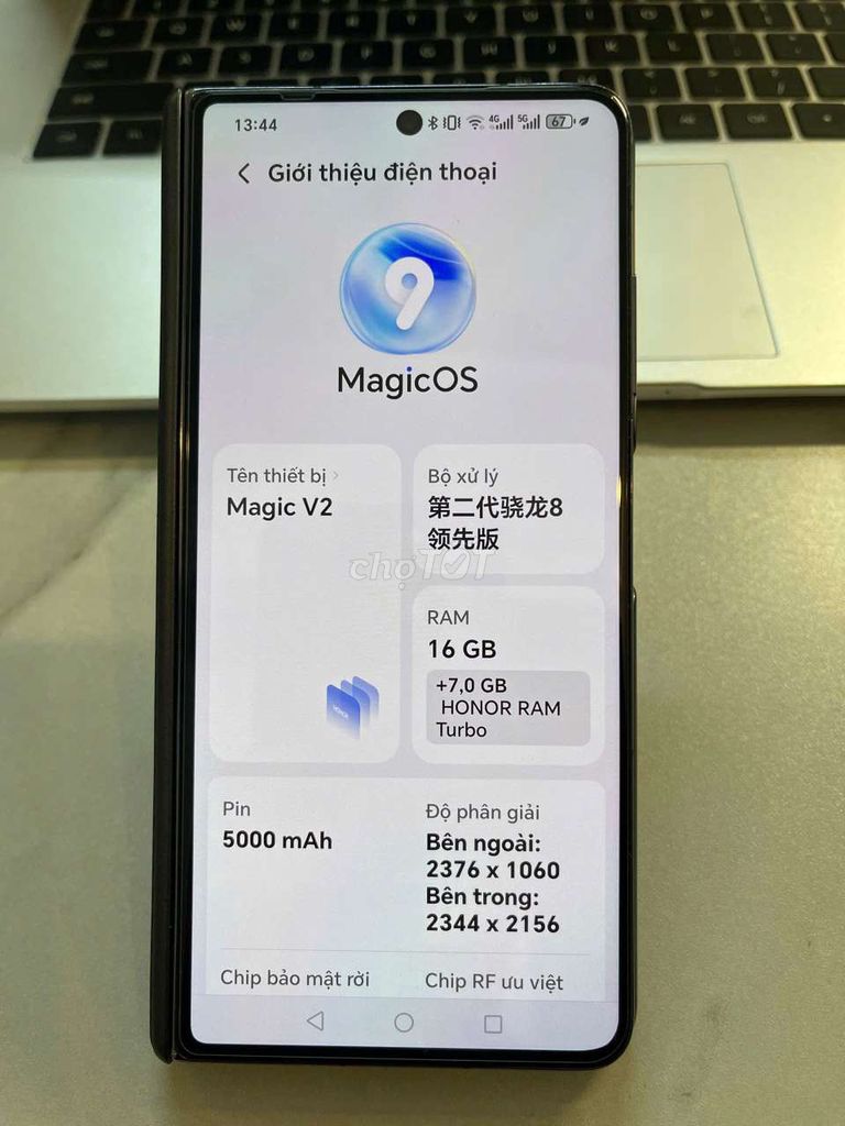 Honor Magic V2 16/256. Mua bán Điện thoại tại Quận Ba Đình Hà Nội được đăng bởi Minh Quân hình 1
