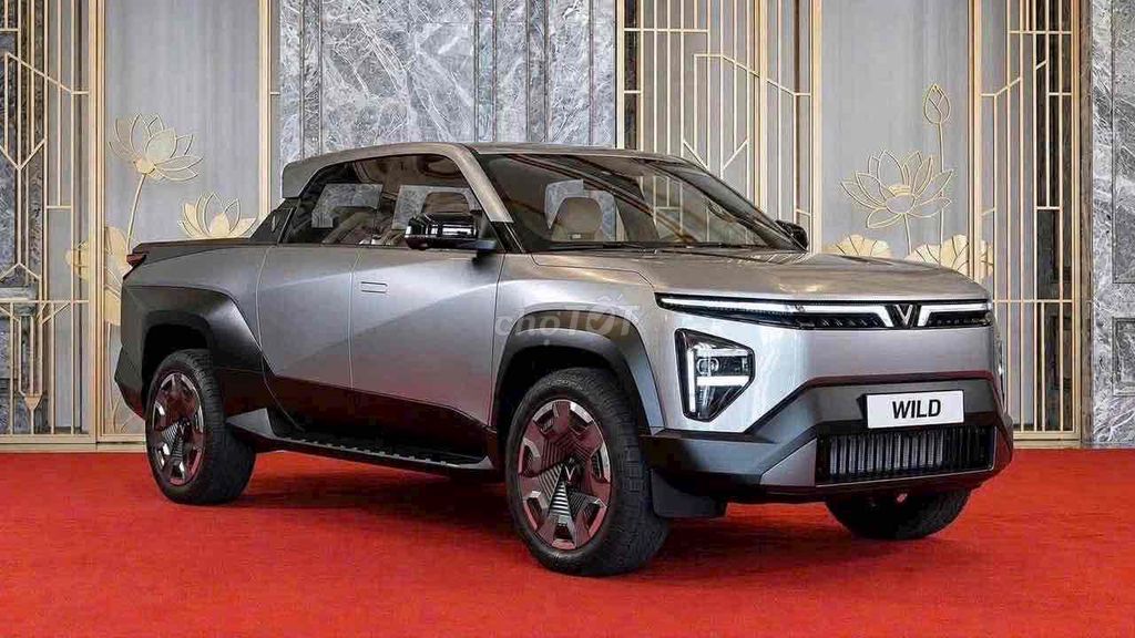 VinFast VF Wild 2026 электрический пикап 750 кг 1000 км красный