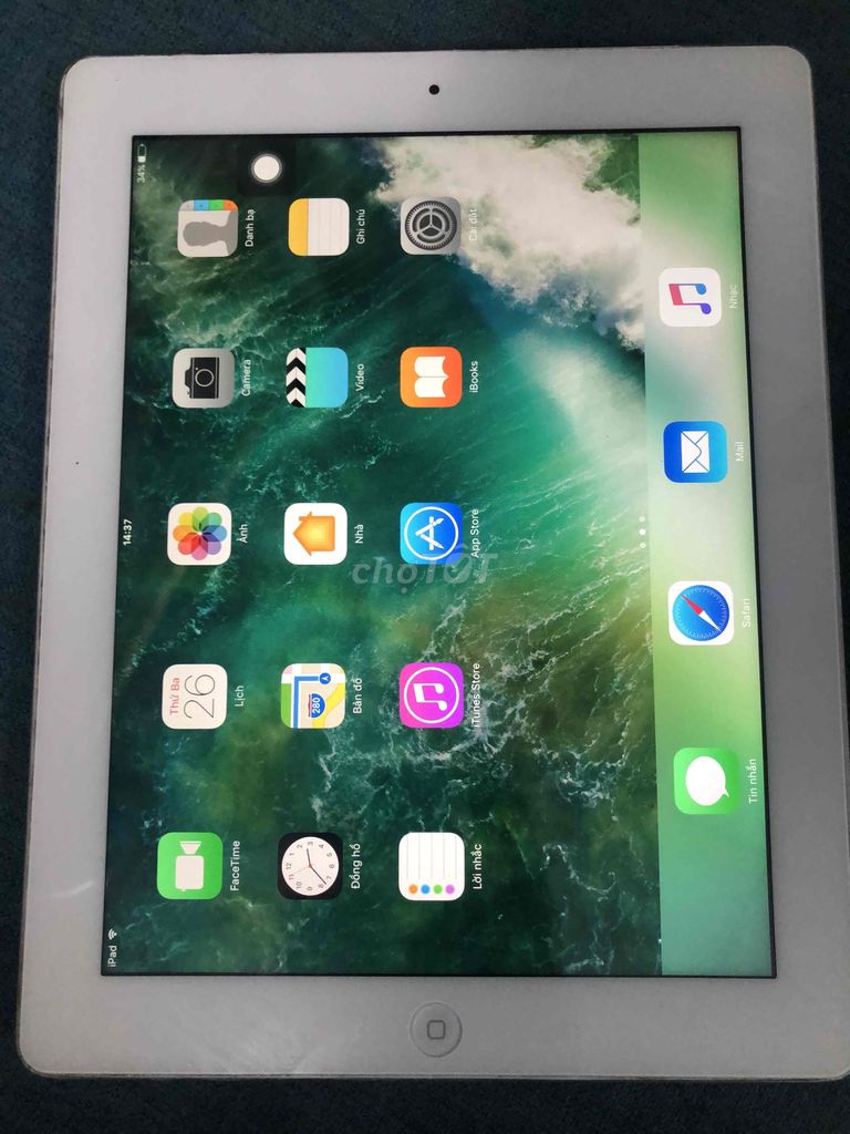 ipad 4 32g bản ko sim còn 90% như hình