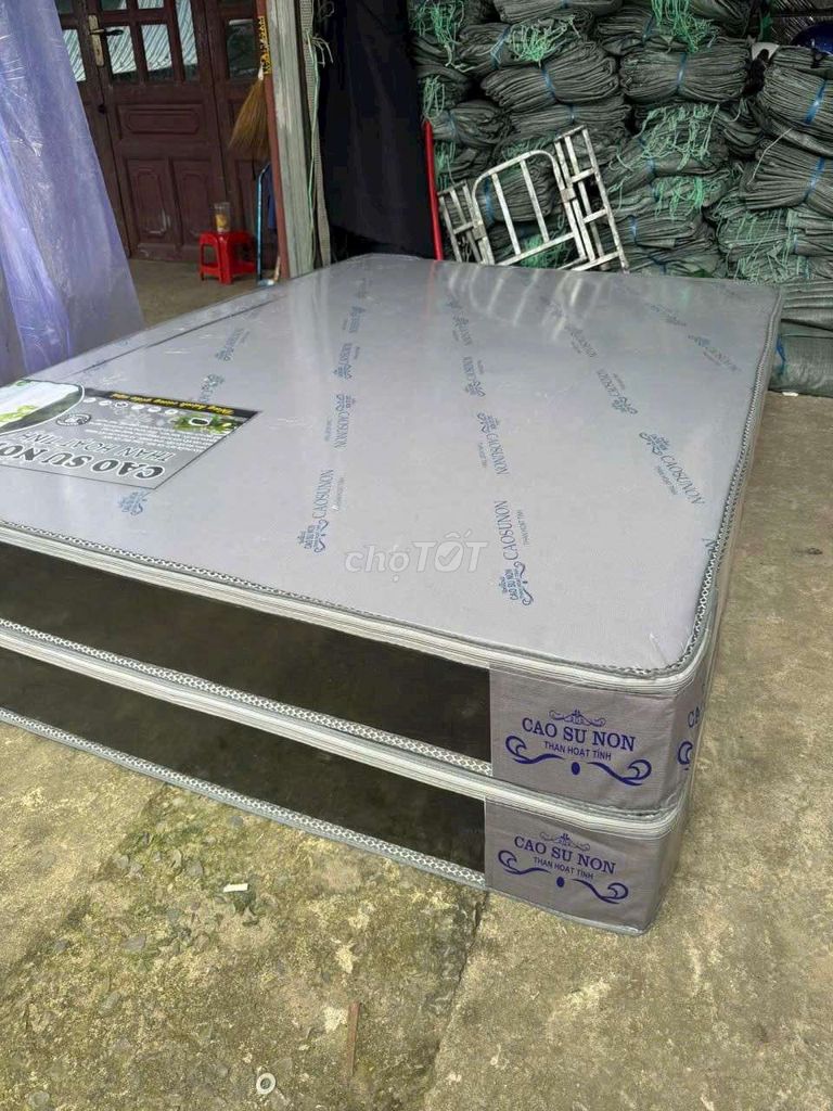 Nệm cao su non 20cm 1m6x2m. Mua bán Giường, chăn ga gối nệm tại Thành phố Buôn Ma Thuột Đắk Lắk được đăng bởi Nội thất Rèm màn Huyền Bmt  hình 1