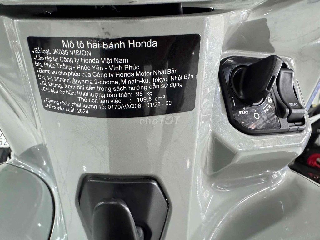 ✅VISION ĐK 2025 ( Bánh Lớn ) Đẹp Zin Như  Mới 👍. Mua bán Xe máy tại Thành phố Long Xuyên An Giang được đăng bởi Cầm Đồ Bình Tâm  hình 7