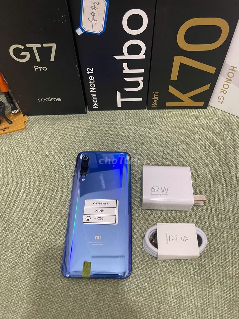 Xiaomi Mi 9 8/256 xanh sạc 67w ốp TRẢ GÓP - COD. Mua bán Điện thoại tại Quận Hoàng Mai Hà Nội được đăng bởi Trần Ngọc Hiếu hình 1