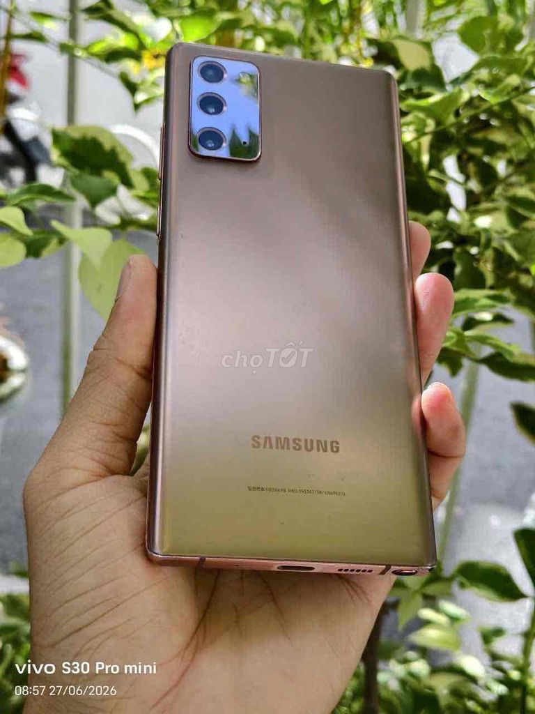 Samsung Note 20 5G Đồng Đã qua sử dụng. Mua bán Điện thoại tại Quận Ninh Kiều Cần Thơ được đăng bởi Nguyen Minh hình 1