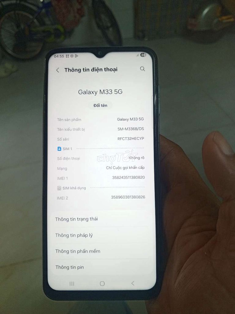 Samsung M33 5G 8GB/128GB màn 120hz. Mua bán Điện thoại tại Quận 8 Tp Hồ Chí Minh được đăng bởi hiến hình 1