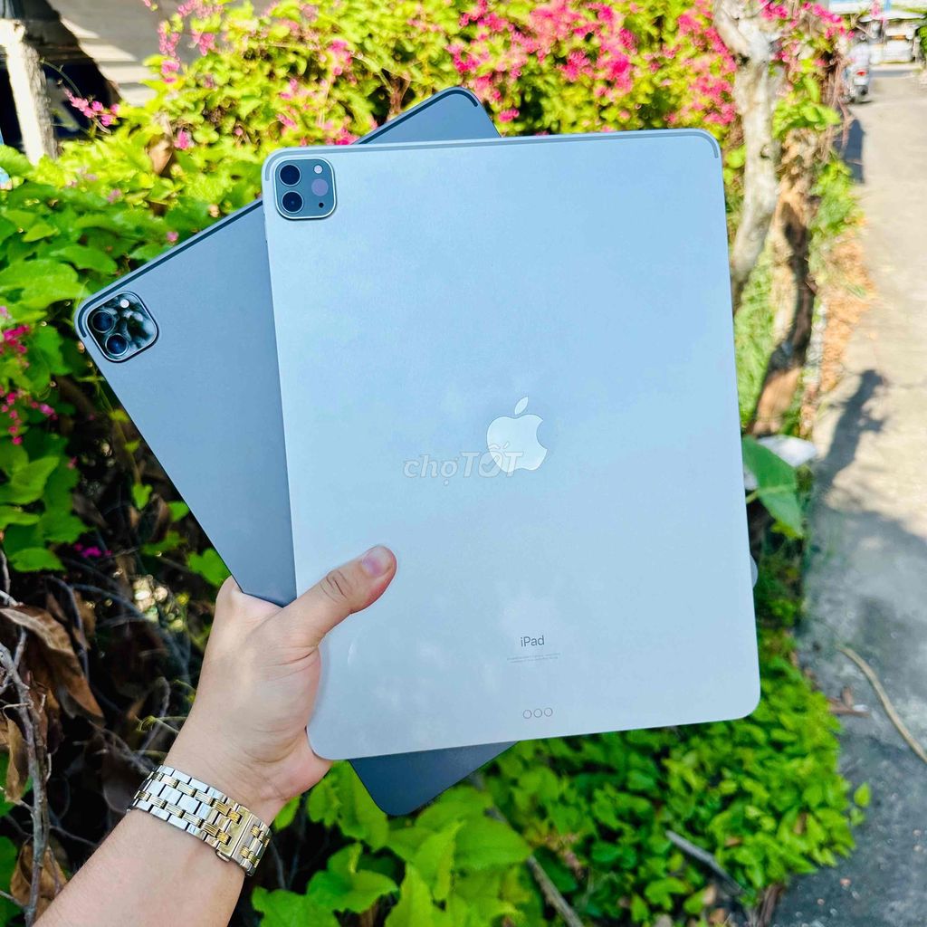 🍎IPAD PRO M1 GRAY-SILVER99% 128GB 12.9INCH PIN97%