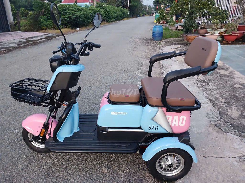 Xe điện 3 bánh mới bảo hành 12 tháng. Mua bán Xe điện tại Thị xã Bến Cát Bình Dương được đăng bởi pham the cao hình 1