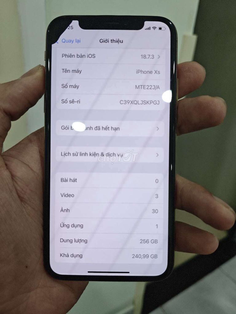 Apple iPhone XS 256G Vàng Quốc Tế Màn Zin Chảy Mực. Mua bán Điện thoại tại Huyện Bình Chánh Tp Hồ Chí Minh được đăng bởi Minh Hiền hình 1
