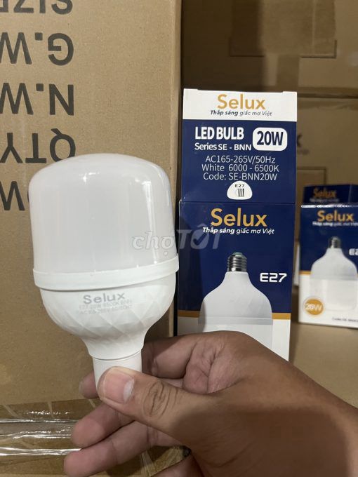 Combo 5LED SELUX Kim Cương 20W - Ánh sáng trắng