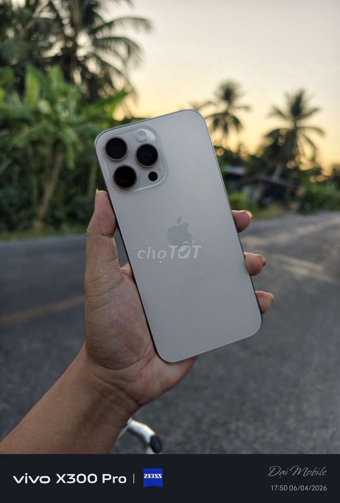 iPhone 16 Pro Max 256GB VN/A zin màn mực (có gl). Mua bán Điện thoại tại Thành phố Vĩnh Long Vĩnh Long được đăng bởi Đại Mobile Báo đúng tình trạng  hình 1