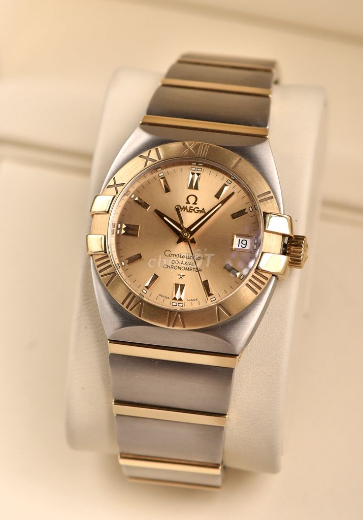 Omega Constellation Demi Thép + Vàng Đúc 38mm