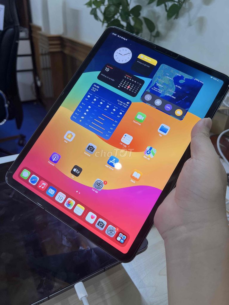 iPad Pro M1 2021 128GB wifi 4G quốc tế đẹp 99%