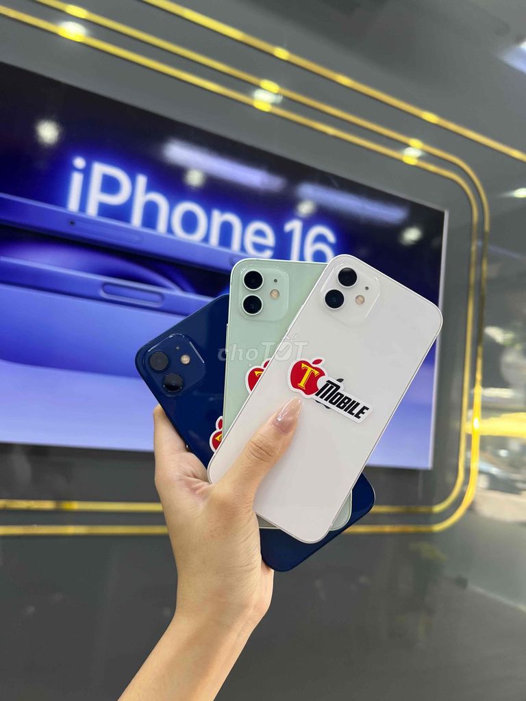 Apple iPhone 12 Xanh 5G A14 Bionic. Mua bán Điện thoại tại Thành phố Qui Nhơn Bình Định được đăng bởi TMOBILE QUY NHƠN TRẢ GÓP BAO ĐẬU SINH VIÊN hình 1