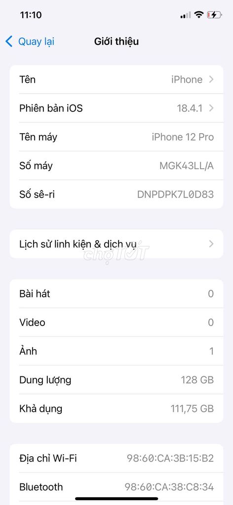 Apple iPhone 12 Pro 128GB Xanh. Mua bán Điện thoại tại Quận Tân Phú Tp Hồ Chí Minh được đăng bởi Trọng Phúc Lê hình 1