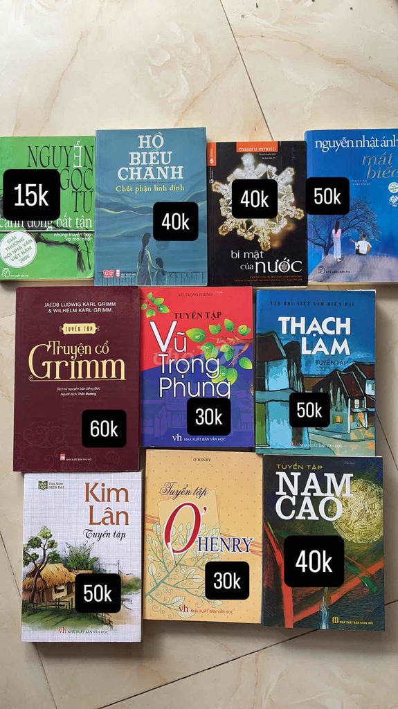 Các sách cũ Văn học Việt Nam đã sử dụng. Mua bán Sách tại Huyện Đức Hòa Long An được đăng bởi Rachel The Circle hình 1