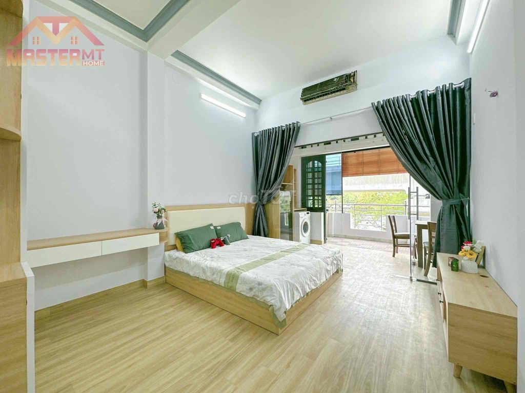 🤩🤩CĂN HỘ 1PN bancol full nội thất+40m2 NGAY KDL Văn Thánh,ĐBP