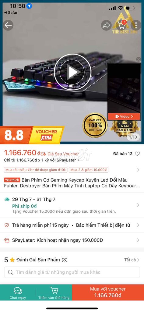 Bàn phím Fuhlen G90S Pro Đen LED RGB. Mua bán Phụ kiện (Màn hình, Chuột...) tại Huyện Kim Bảng Hà Nam được đăng bởi Đây này hình 1