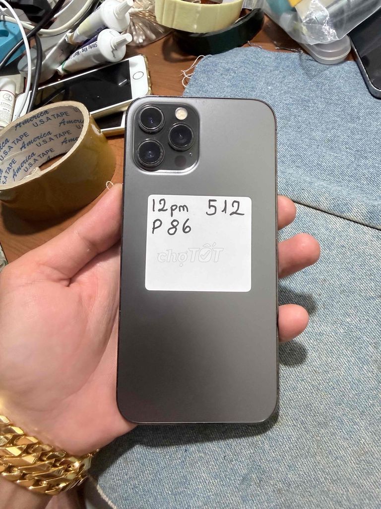Apple iPhone 12 Pro Max 512GB Xám. Mua bán Điện thoại tại Huyện Tân Phước Tiền Giang được đăng bởi Le Duy Hong Duc hình 1