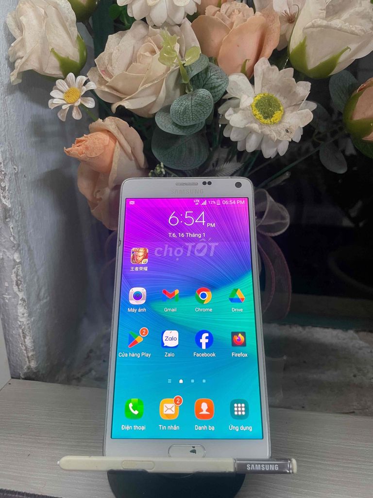 Samsung Galaxy Note 4 32GB Trắng. Mua bán Điện thoại tại Quận Bình Thạnh Tp Hồ Chí Minh được đăng bởi BẢO hình 1