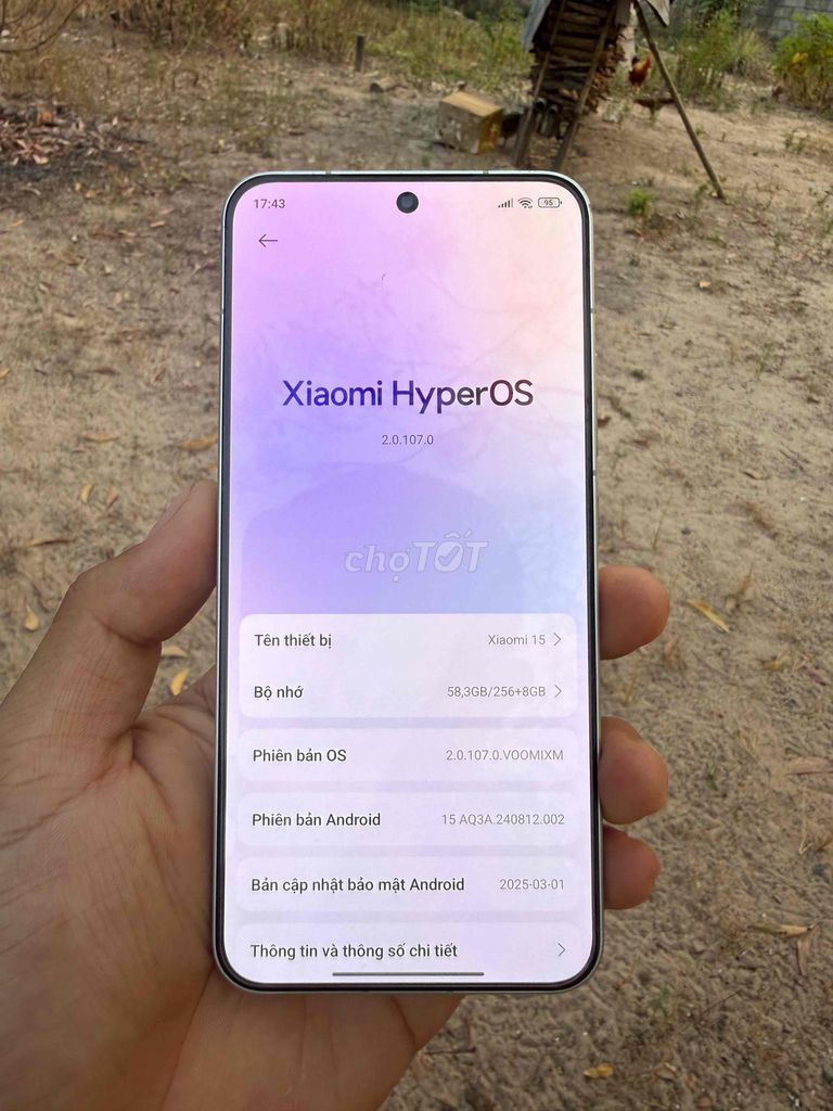 xiaomi 15 nội địa up rom quốc tế cần bán hoặc GL. Mua bán Điện thoại tại Huyện Bàu Bàng Bình Dương được đăng bởi Minh Nhật hình 1