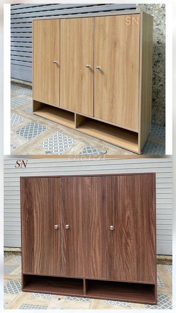 Tủ kệ decor gỗ màu nâu. Mua bán Tủ, kệ gia đình tại Quận Cẩm Lệ Đà Nẵng được đăng bởi Tuyết Hee hình 1