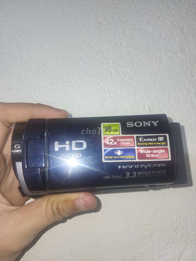Máy quay phim Sony HDR-CX160 Đen. Mua bán Máy ảnh, Máy quay tại Thành phố Thủ Đức Tp Hồ Chí Minh được đăng bởi Tuấn hình 1