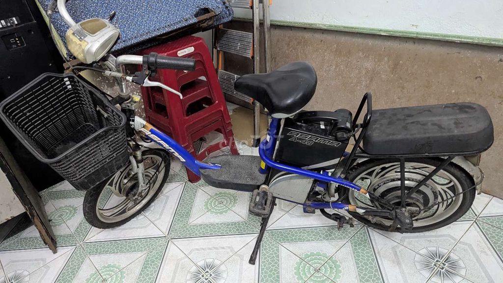 Xe đạp điện màu xanh hiệu Asama. Mua bán Xe điện tại Quận Thanh Khê Đà Nẵng được đăng bởi truongbui hình 3