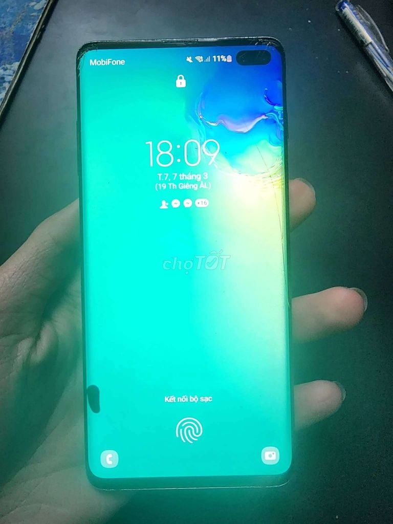 Samsung Galaxy S10+ Đen Đã sử dụng. Mua bán Điện thoại tại Quận Bình Thuỷ Cần Thơ được đăng bởi KDH hình 1