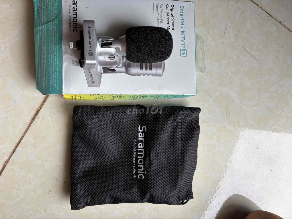 Microphone Saramonic SmartMic MTV11 Di iPhone. Mua bán Phụ kiện (Màn hình, Chuột...) tại Huyện Ea Kar Đắk Lắk được đăng bởi Hàng Tốt Giá Rẻ hình 1