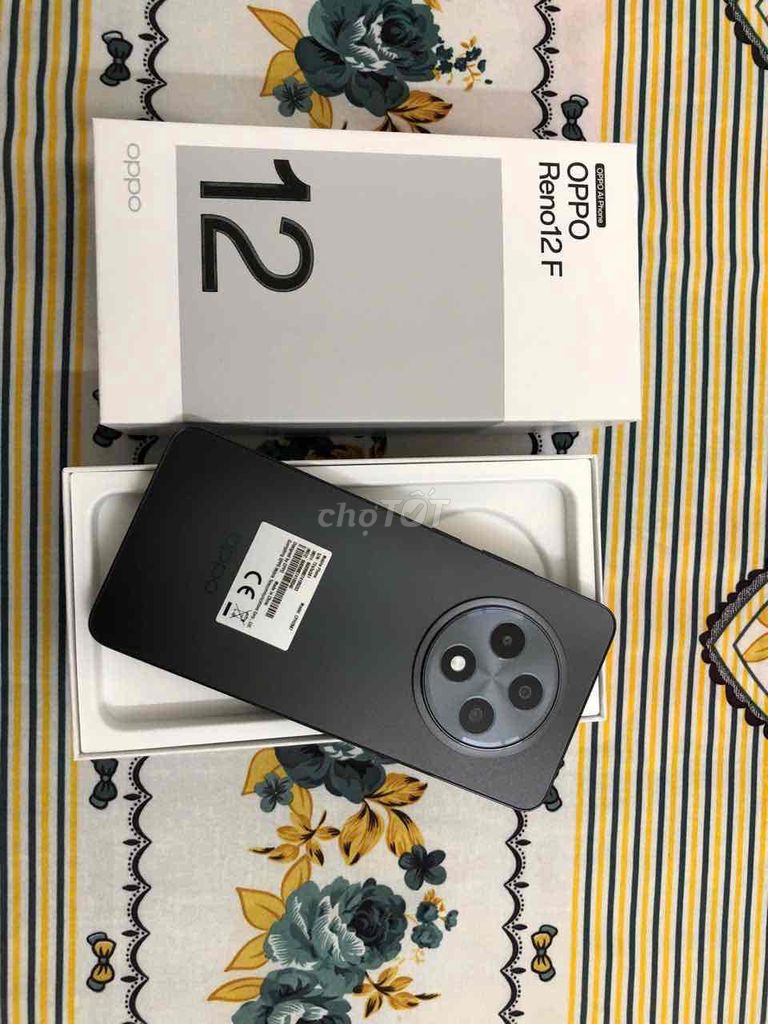 Oppo Reno 12F New full box VN bảo hành hãng dài