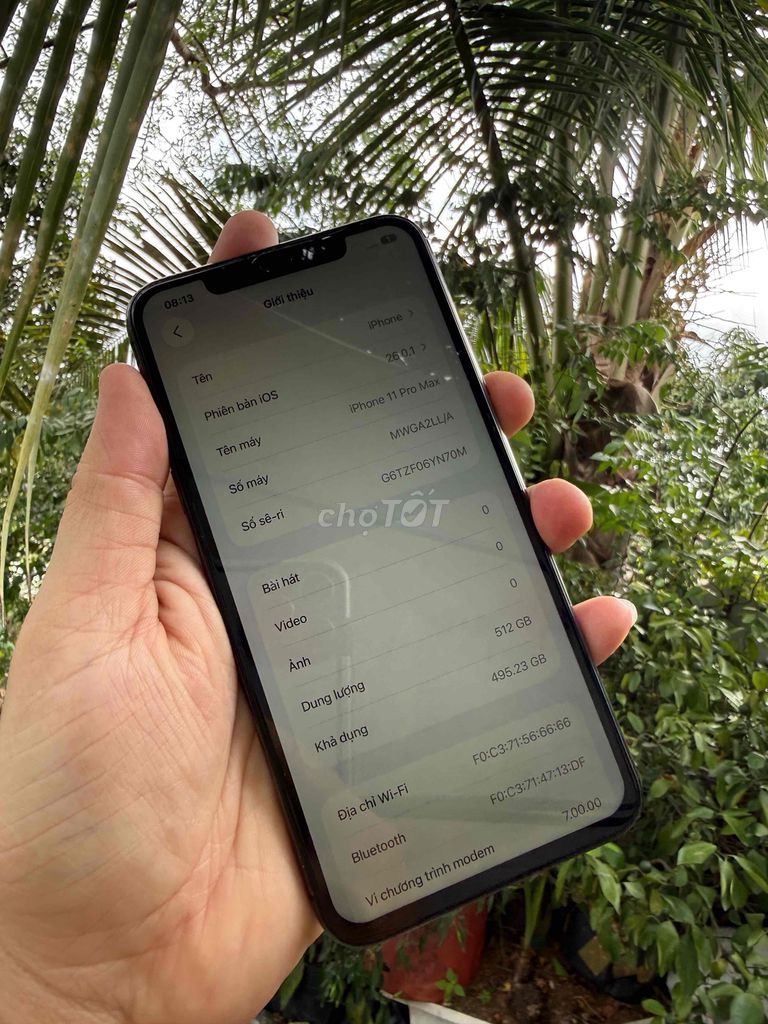 Apple iPhone 11 Pro Max 512GB Xám lưu cả tg full. Mua bán Điện thoại tại Thành phố Sa Đéc Đồng Tháp được đăng bởi hà minh anh  hình 1