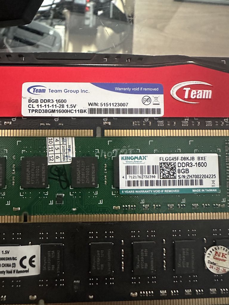 Ddr3 8G/1600 Pc nâng cấp máy. Mua bán Linh kiện (RAM, Card...) tại Huyện Châu Đức Bà Rịa - Vũng Tàu được đăng bởi Nguyễn Hùng Thắng hình 1
