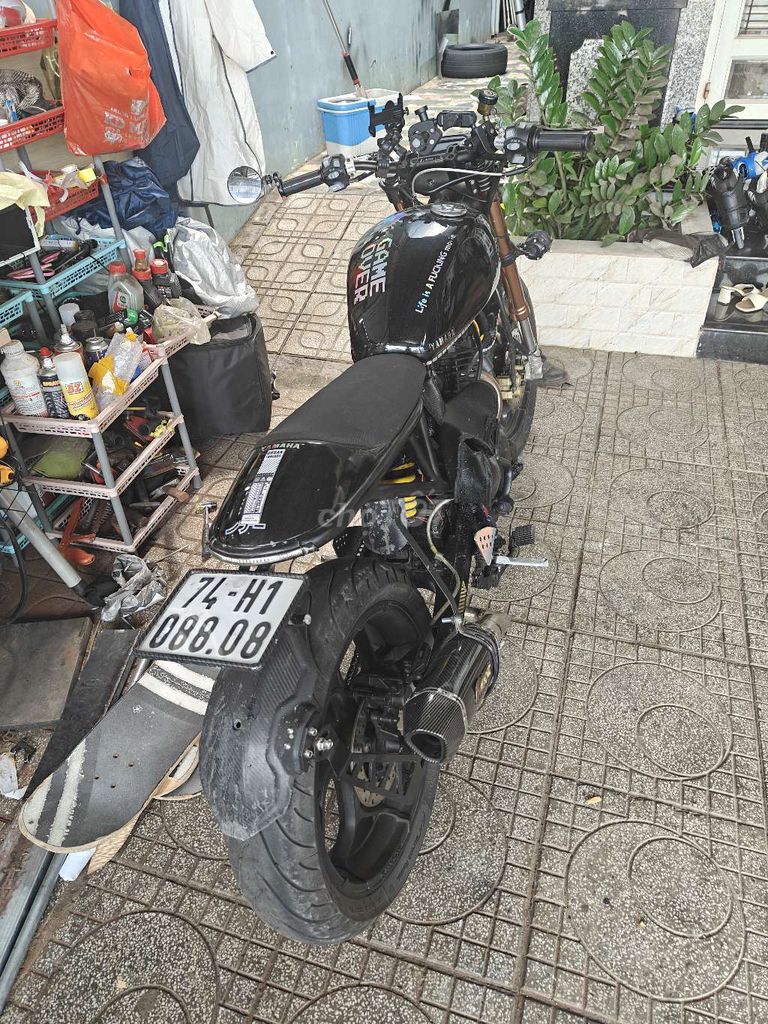 Yamaha FZ-S 2013 Cafe Racer Đen. Mua bán Xe máy tại Quận Gò Vấp Tp Hồ Chí Minh được đăng bởi Tấn Phong hình 5