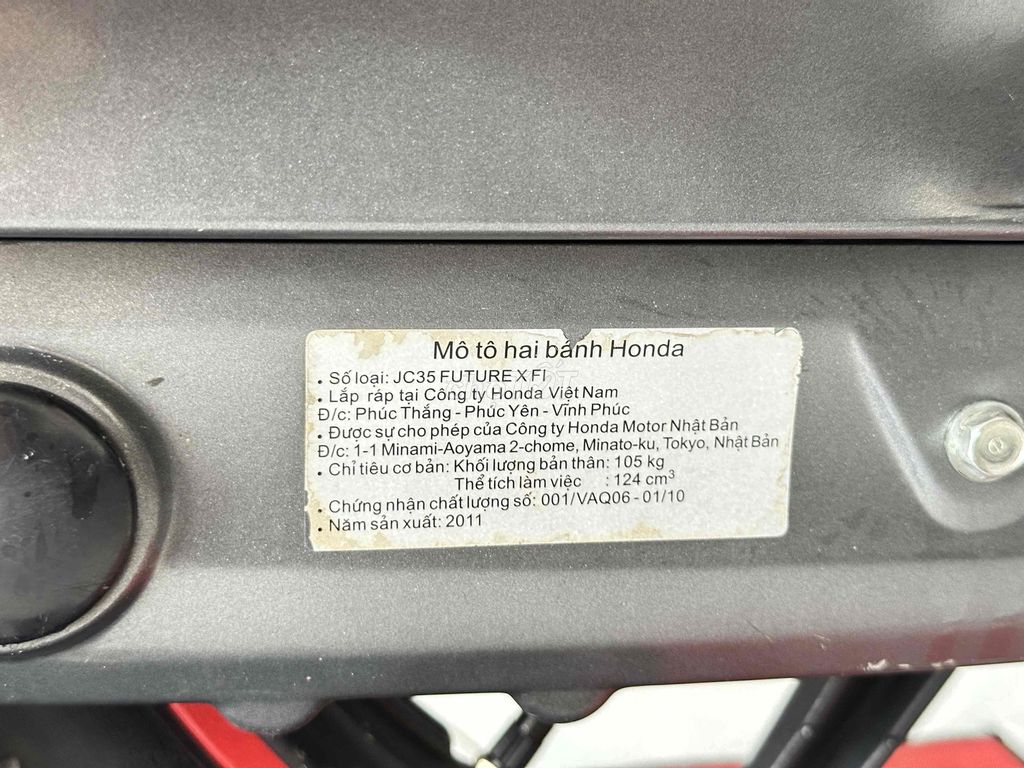 🆘 FUTURE X Fi 2011 Zin Nguyên Bản. Mua bán Xe máy tại Huyện Châu Thành Sóc Trăng được đăng bởi Dịch Vụ Cầm Xe Đức Lan  hình 6