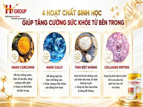 Sữa bột HT Gold Nutri+ 800g Nano Curcumin. Mua bán Đồ ăn, thực phẩm và các loại khác tại Quận Bắc Từ Liêm Hà Nội được đăng bởi Phạm Chí Nhân hình 1