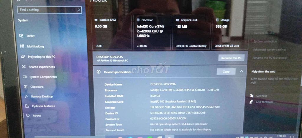 laptop HP. Mua bán Laptop tại Thành phố Châu Đốc An Giang được đăng bởi út thùy hình 1