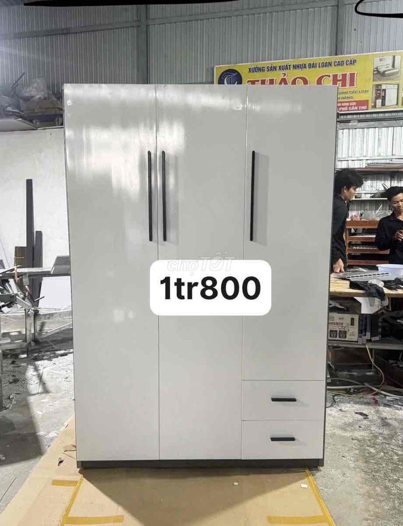 Tủ quần áo Nhựa Đài Loan 1m8x1m2. Mua bán Tủ, kệ gia đình tại Quận Ninh Kiều Cần Thơ được đăng bởi Cẩm Tiên hình 1