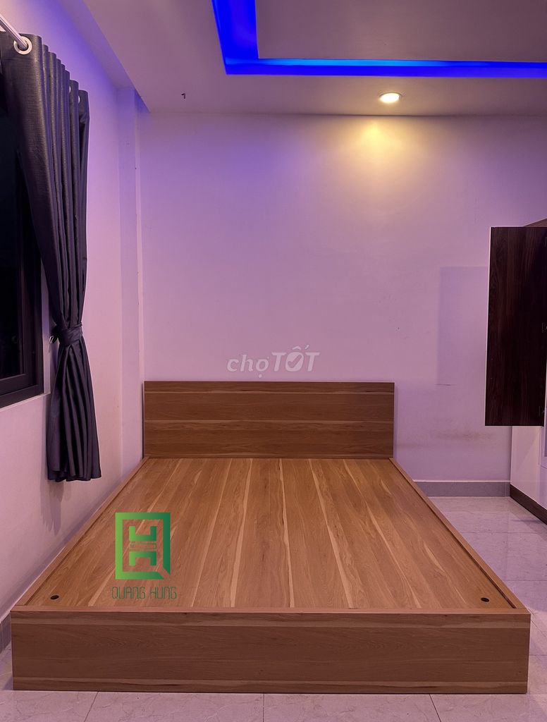 GIƯỜNG NGỦ GỖ MDF HIỆN ĐẠI- GIƯỜNG NGỦ GIÁ RẺ. Mua bán Giường, chăn ga gối nệm tại Thành phố Biên Hòa Đồng Nai được đăng bởi Nội Thất Quang Hùng TD hình 1