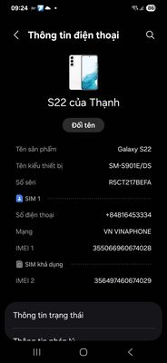 Ss s22 sài ok giá rẻ. Mua bán Điện thoại tại Quận Cái Răng Cần Thơ được đăng bởi Phạm Văn Thạnh
