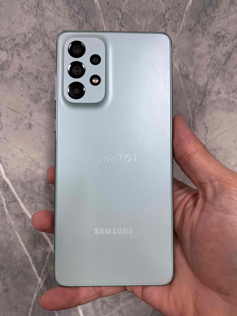 Samsung A73 5G xanh. Mua bán Điện thoại tại Quận 4 Tp Hồ Chí Minh được đăng bởi Tuấn hình 1