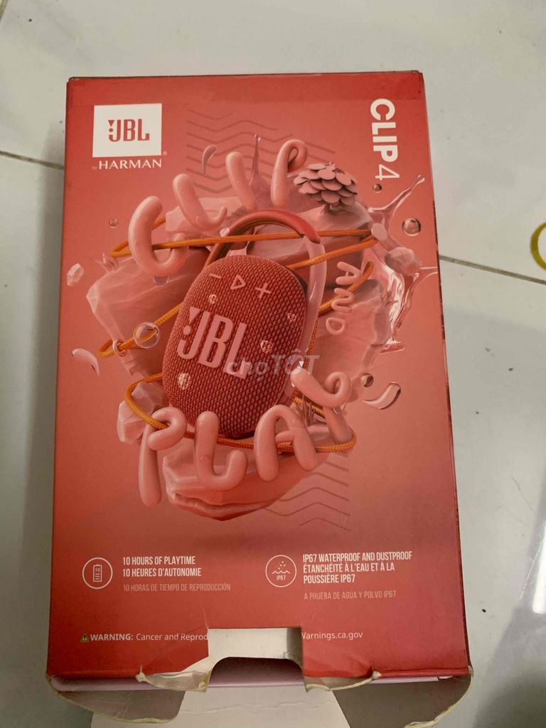 Loa Bluetooth JBL CLIP 4 Đỏ Mỹ. Mua bán Tivi, Âm thanh tại Thành phố Sóc Trăng Sóc Trăng được đăng bởi hoang vu hình 1