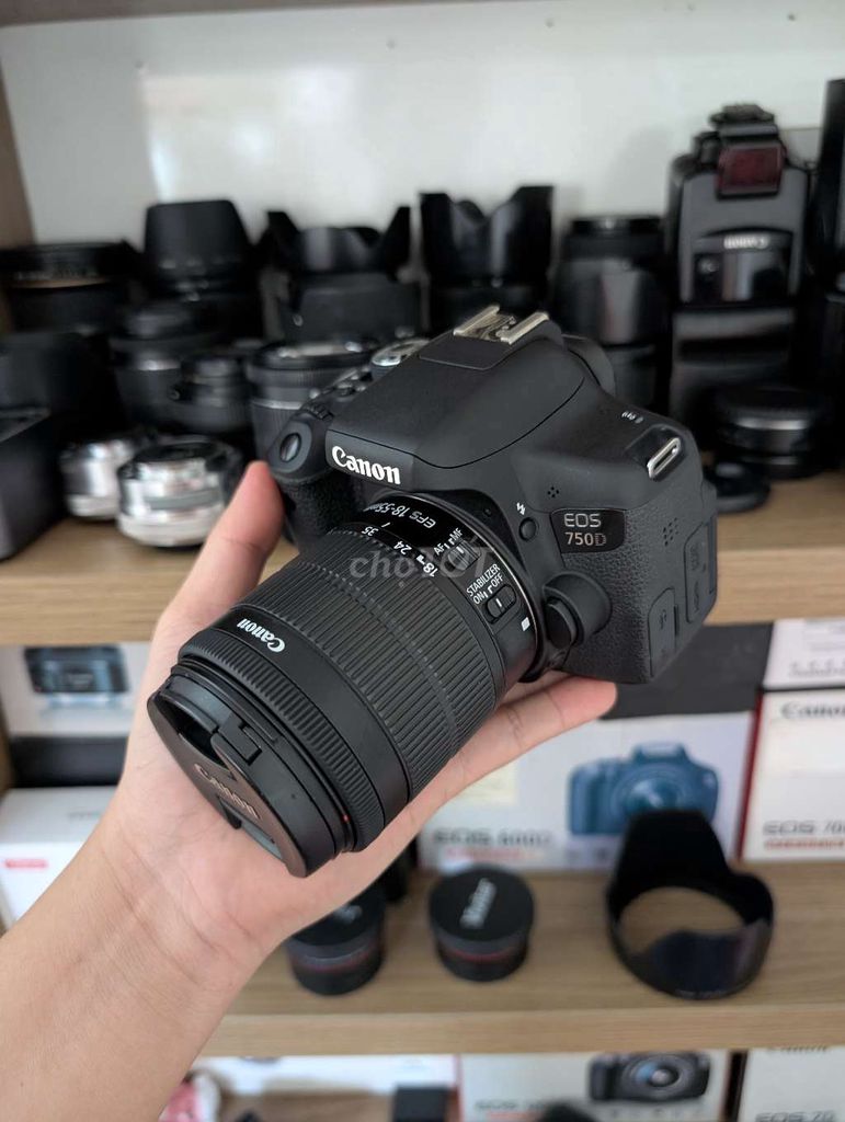 Máy ảnh Canon 750D Đã sử dụng. Mua bán Máy ảnh, Máy quay tại Quận Hải Châu Đà Nẵng được đăng bởi Vinh Máy Ảnh hình 1