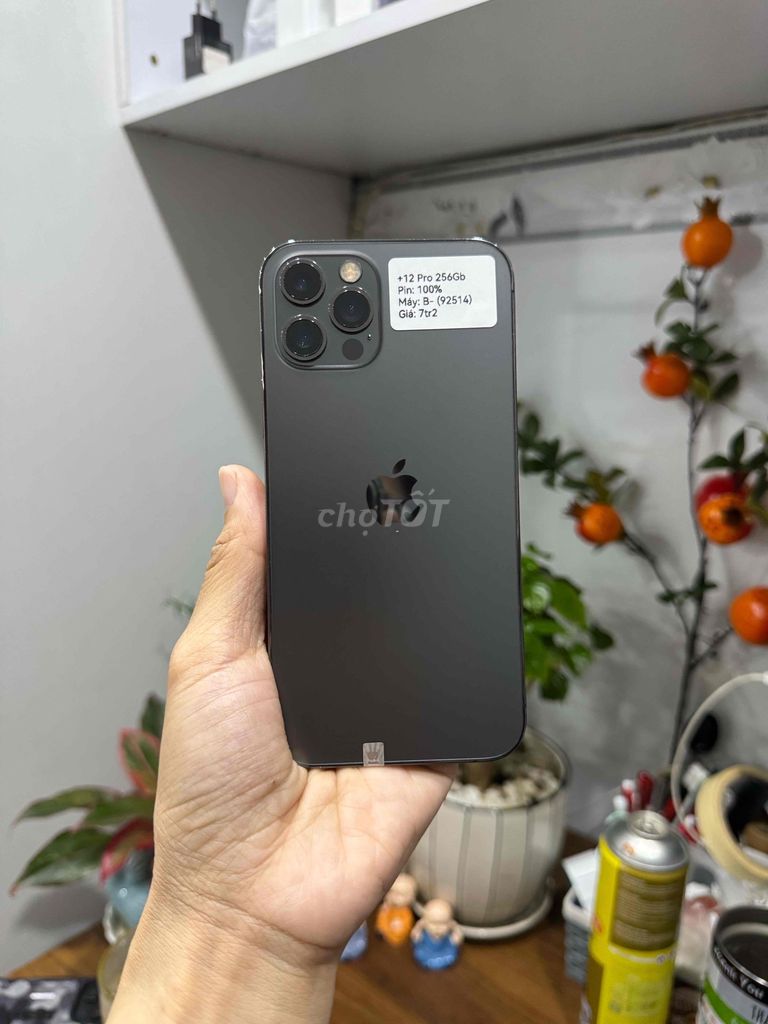 iPhone 12 Pro 256G Quốc tế Đen P100 Zin fu. Mua bán Điện thoại tại Huyện Hóc Môn Tp Hồ Chí Minh được đăng bởi Nguyễn Thu hình 1