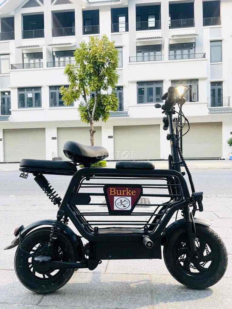 Xe đạp điện Burke Đen Gấp gọn. Mua bán Xe điện tại Quận Nam Từ Liêm Hà Nội được đăng bởi Bùi Anh Dũng hình 2
