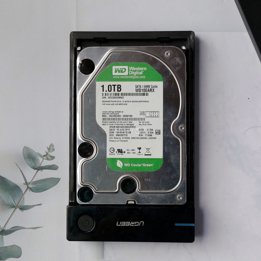 Ổ cứng WD 1Tb kèm box Ugreen